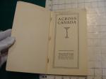 Vintage 1915 Canada Travel Guide Book