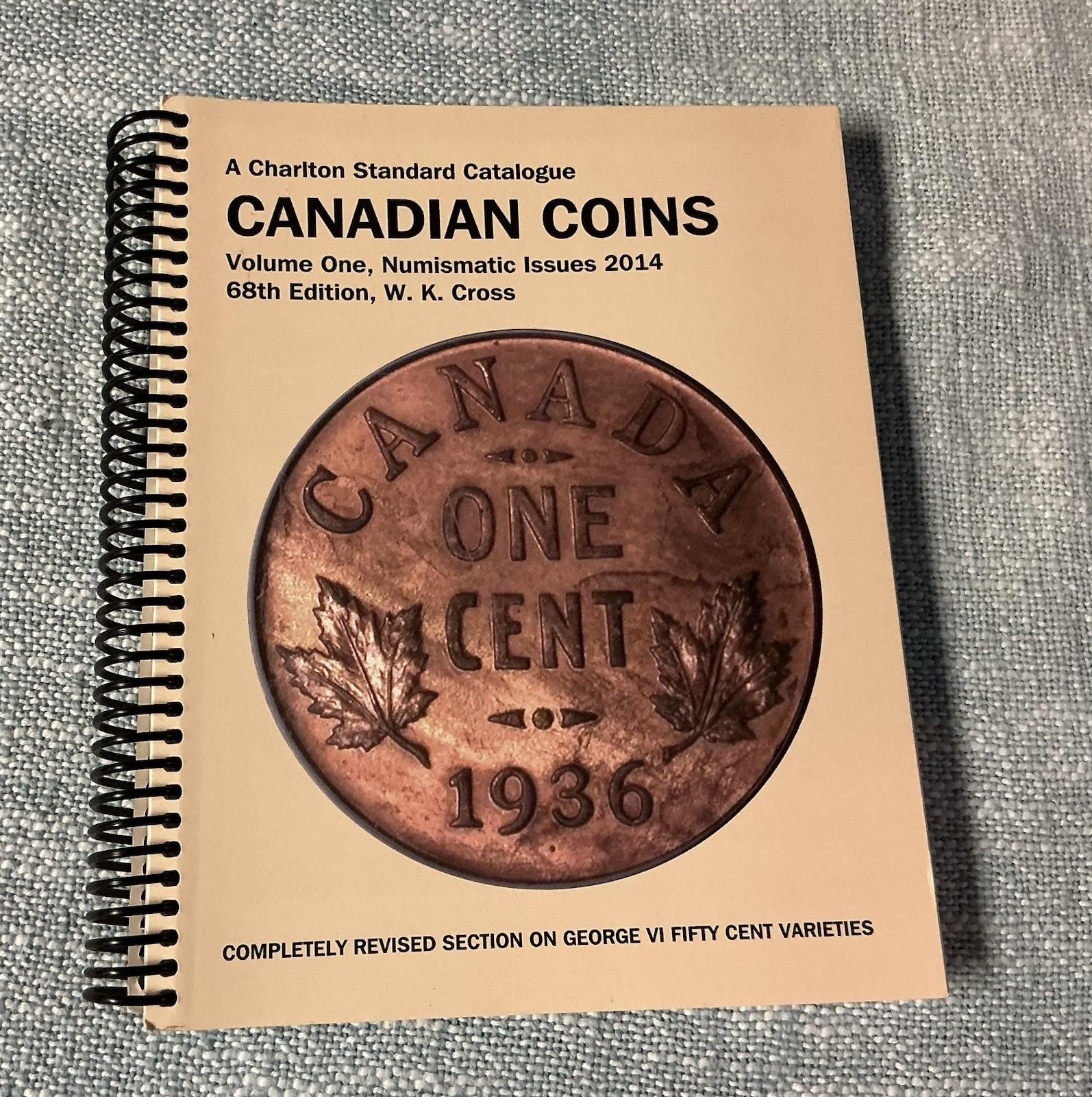 1993 Charlton Standard Canadian Coins Catalogue Book
