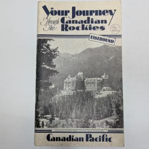 1934 Canadian Pacific Railway Rockies Travel Guide