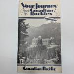 1934 Canadian Pacific Railway Rockies Travel Guide