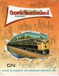 1961 Ontario Vacationland Booklet by Canadian National Railway