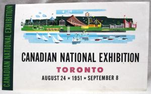 1951 CNE Canadian National Exhibition Souvenir Guide