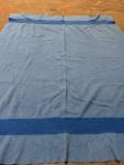 Vintage Hudson's Bay Blue Wool Blanket