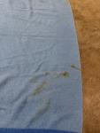 Vintage Hudson's Bay Blue Wool Blanket
