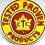 Vintage Canadian Tire Porcelain Sign