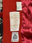Hudson's Bay Vintage Wool Blanket Coat Red Black
