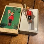 1984 Hallmark Clothespin Soldier Canadian Mountie Ornament