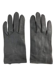 Vintage 1989 RCMP Black Gloves, Size 8