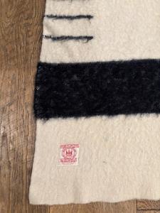 Hudson’s Bay Vintage Wool Blanket with Stripes