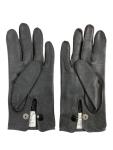 Vintage 1989 RCMP Black Gloves, Size 8