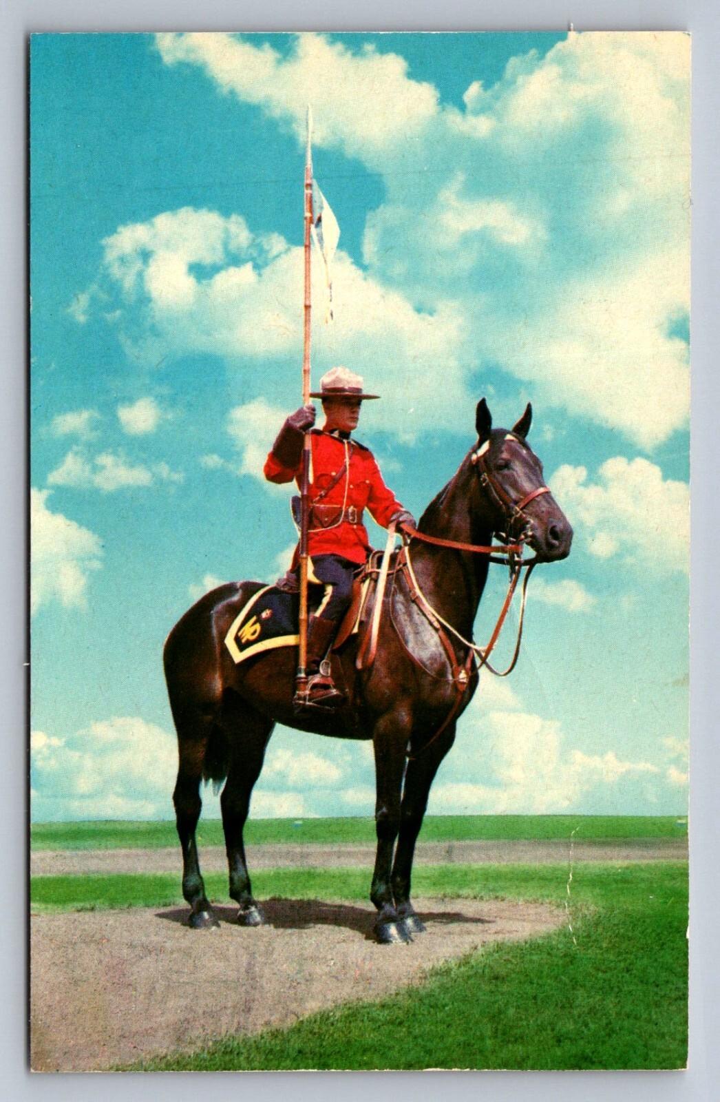 Royal Canadian Mounted Police Chrome Postcard