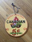 1930s Canadian Club Cigar Hanging Sign