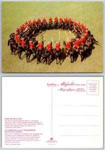 RCMP Musical Ride Vintage Postcard