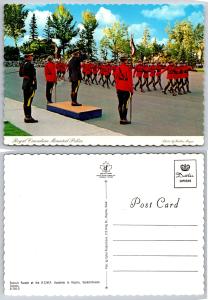 RCMP Regina Saskatchewan Vintage Parade Postcard