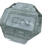 Vintage Canadian National Railway Glass Ashtray