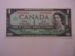 Set of 5 Vintage Canadian One Dollar Notes