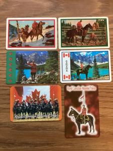 Vintage Canadian Mountie Horse Playing Cards