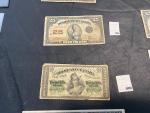 Lot of 12 Vintage Canadian Banknotes and Coins