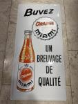 Orange Miami Soda Vintage Tin Sign 1963
