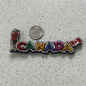 RCMP Mountie Puffy Rubber Travel Fridge Magnet