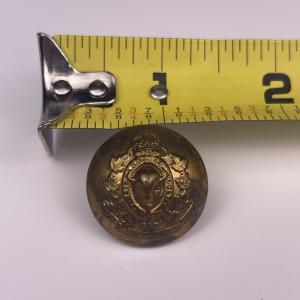 Royal Canadian Mounted Police Brass Button
