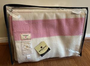 Hudson’s Bay Breast Cancer Awareness Wool Blanket