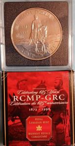 1998 Canada RCMP 125th Anniversary Silver Coin