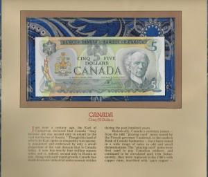 1979 Canada $5 Lawson-Bouey Banknote Collectible