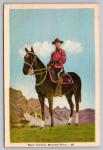 Vintage 1920 Royal Canadian Mounted Police Postcard