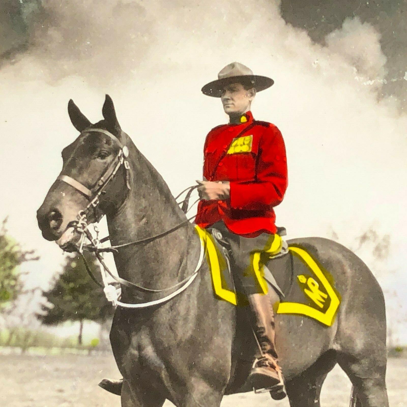 Royal Canadian Mounted Police Vintage Postcard