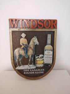 Vintage Windsor Canadian Whisky 3D Bar Sign