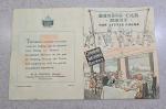 1940s Vintage Canadian National Railways Kids Menu Booklet