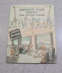 1940s Vintage Canadian National Railways Kids Menu Booklet