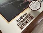 Seagrams Canadian Hunter Vintage Bar Mirror