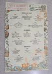 1940s Vintage Canadian National Railways Kids Menu Booklet