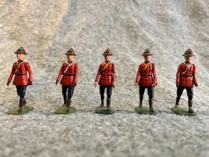 Royal Canadian Mounted Police Vintage Toy Soldiers