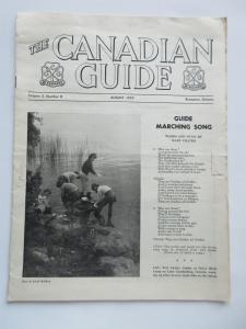 Canadian Guide Magazine August 1950 - Girl Scouts Song