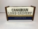 Vintage Canadian Lord Calvert Whisky Lighted Sign