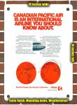 1975 Canadian Pacific Air Metal Sign