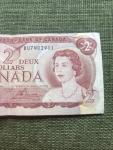 Vintage Canadian Currency Notes Set: $5, $2, $1