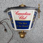 Canadian Club "Best in the House" Vintage Sign