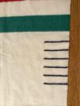 Hudson Bay Vintage Wool Striped Blanket 97"x90