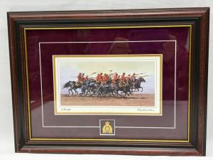 Bill McMillan Signed 'CHARGE' RCMP Horse Print
