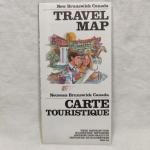 1983 Vintage New Brunswick Travel Map Guide