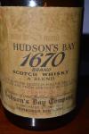 Hudson's Bay Vintage 1670 Scotch Whiskey Bottle