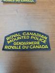 Vintage RCMP Canadian Police Shoulder Patch