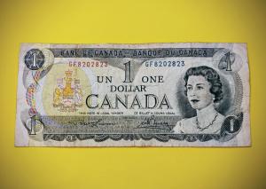 1973 Canadian Green Dollar Note - Flat & Beautiful