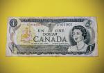 1973 Canadian Green Dollar Note - Flat & Beautiful