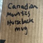 Mountie Horseback Mug - Perfect for Man Cave