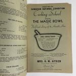 1938 Canadian National Exhibition Cooking Recipe Book